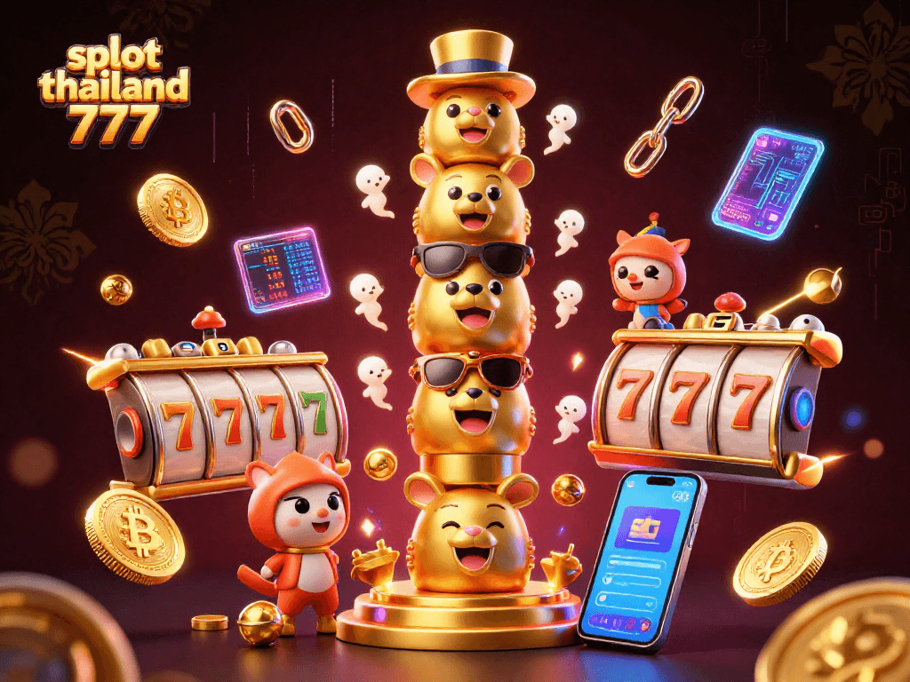 Engage in thrilling gameplay with slot thailand 777 featuring golden totem and vibrant crypto elements.