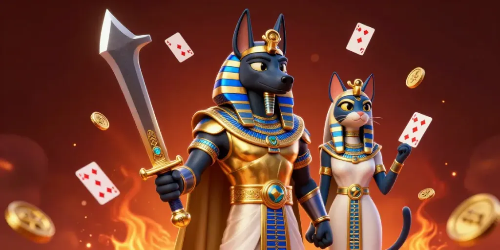 Experience gaming excitement with tài xỉu febet in this vibrant, detailed 3D casino illustration.