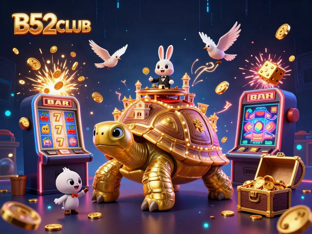 Experience thrilling gameplay at B52CLUB with vibrant casino elements and interactive dealers.
