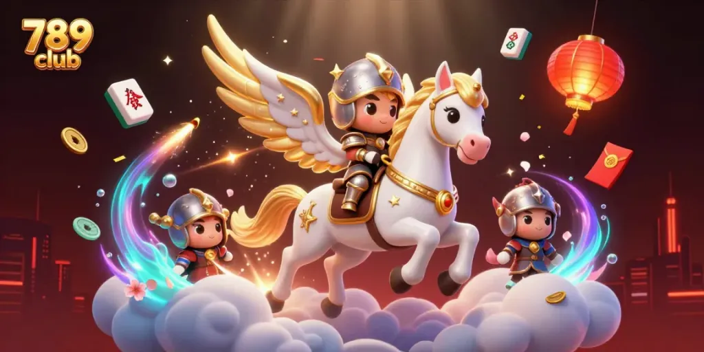 Experience the thrill of 789 club gaming with a stunning 3D celestial scene full of excitement.