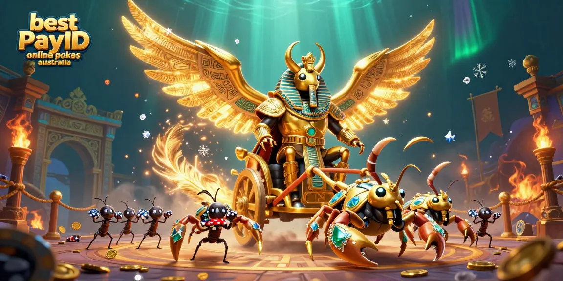Engage with the best PayID online pokies Australia showcased in a thrilling 3D scene.