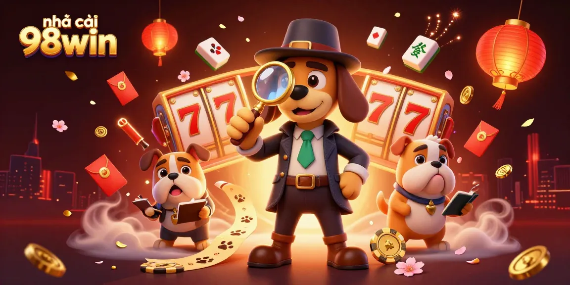 Play the slots for massive wins at nhà cái 98win with this vibrant and engaging image.