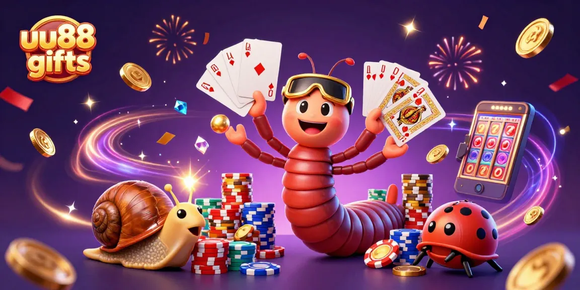 Engage with uu88 gifts as colorful characters and dynamic elements create a vibrant casino scene.
