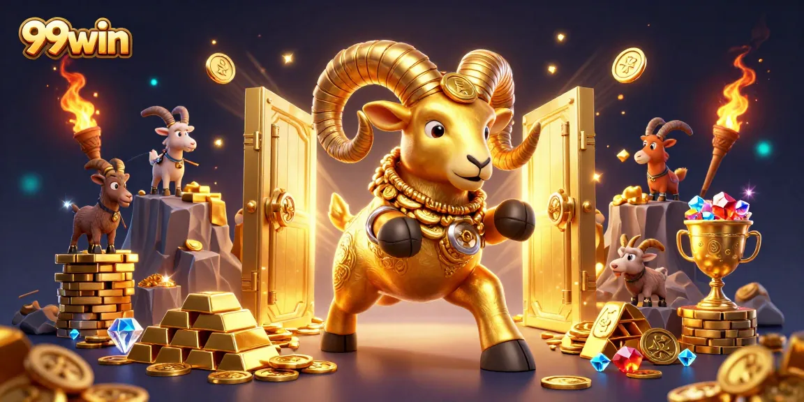 Experience thrilling wins with 99win's vibrant golden treasures and dynamic gaming atmosphere.