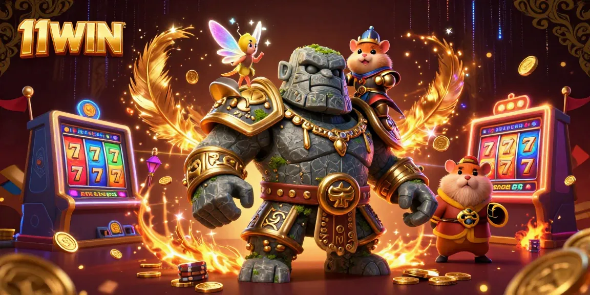 Engage with stunning 11WIN scenes featuring casino characters and dynamic jackpot elements.